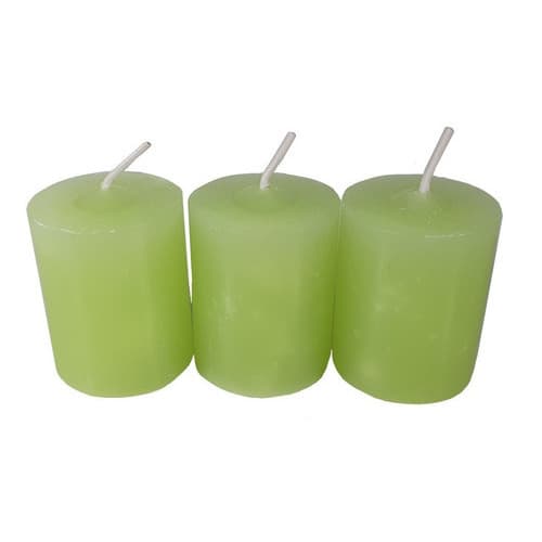 Kit 9 Velas Aromáticas Perfumadas Com Aroma De Capim-limão