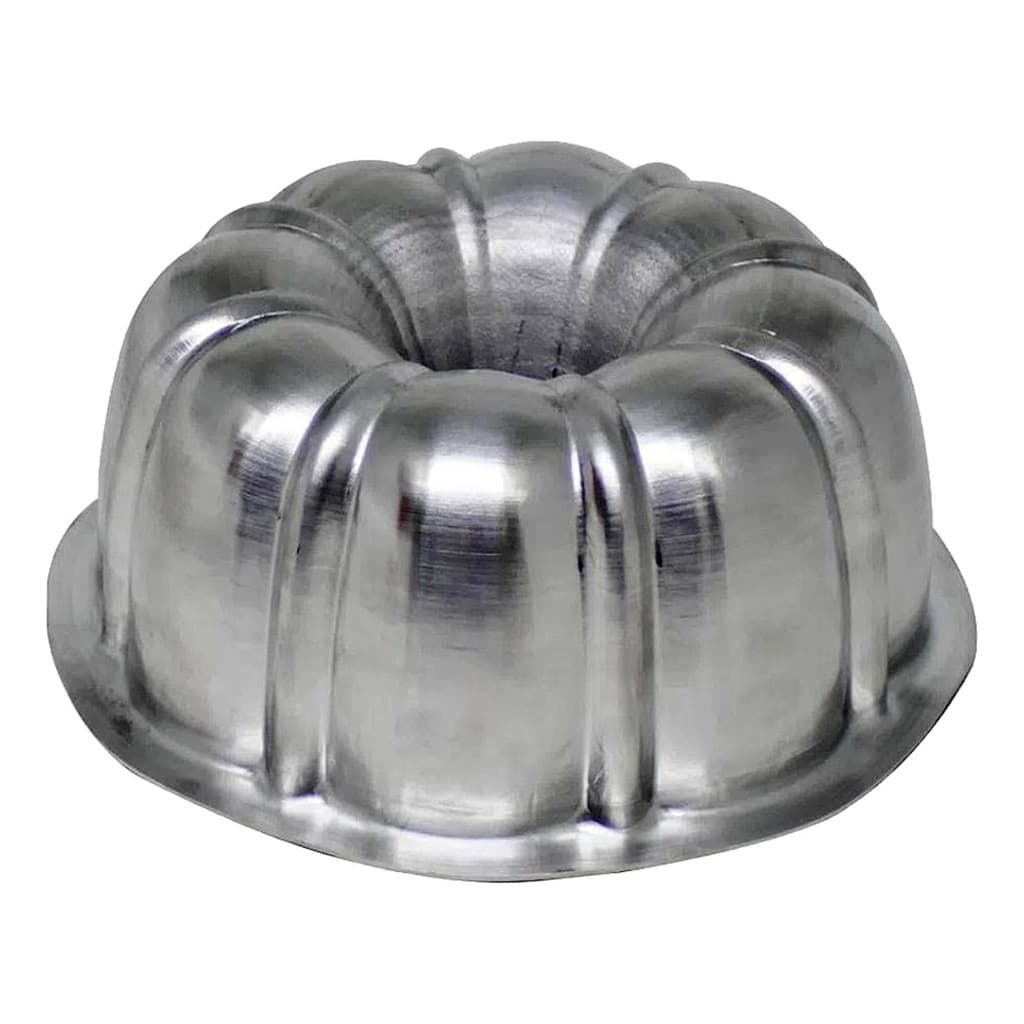 Assadeira De Bolo Forma Suiça N°1 Torta Pudim Media (18x8cm)
