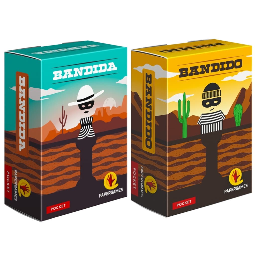 Jogo Cartas Bandido E Bandida Tabuleiro Baralho Estratégico Original Papergames Divertido Pocket