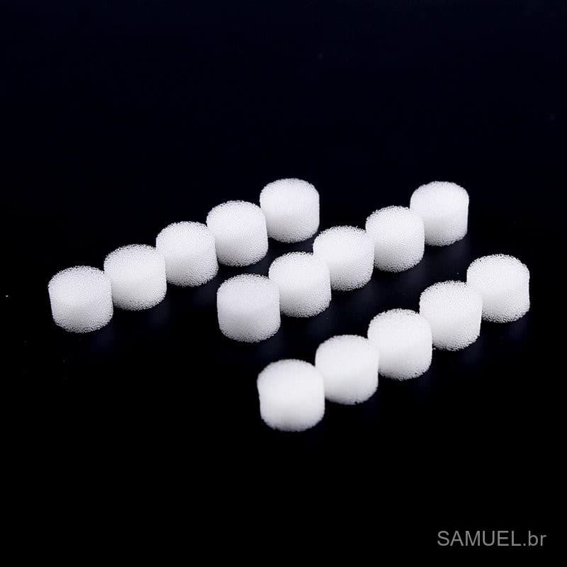 50/100PCS Filtro Macio de Algodão para Inalador Médico, Acessório para Inalador, Cateter, Copo Nebulizador, Compressor d
