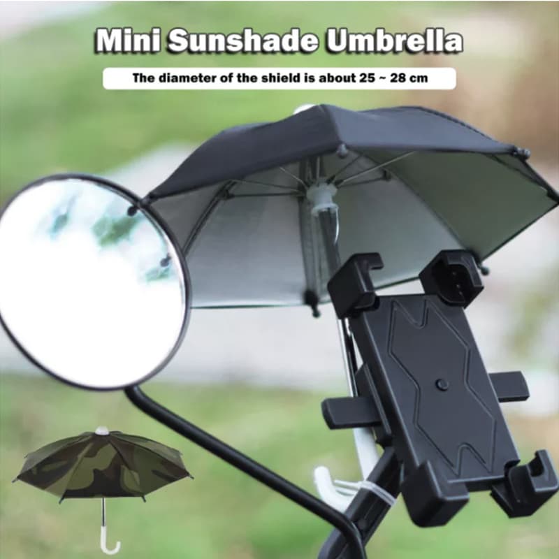 Mini Guarda-Chuva Do Telefone Da Motocicleta