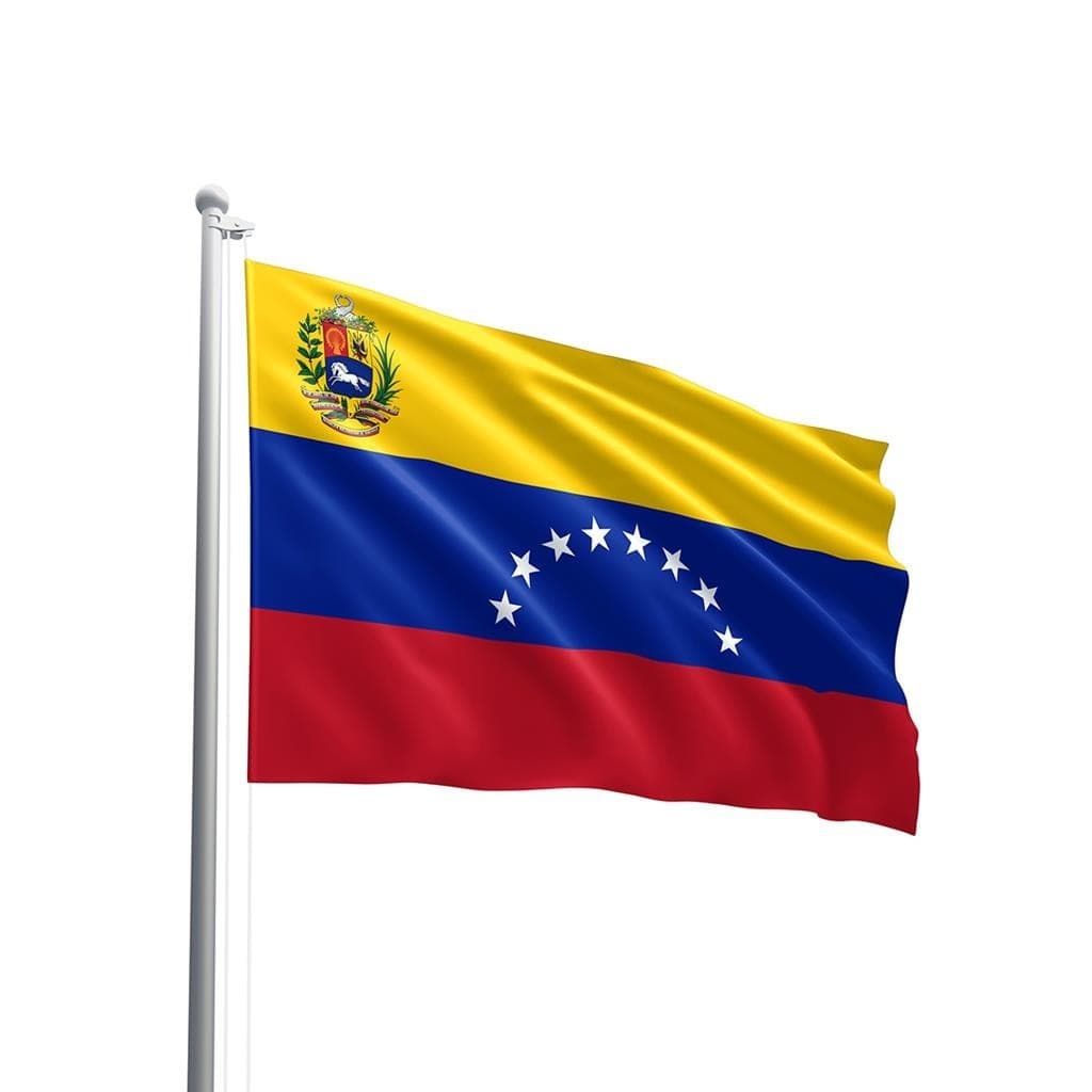 Bandeira Da Venezuela 140x80cm Em Oxford 100% Poliéster -  Qualidade Premium