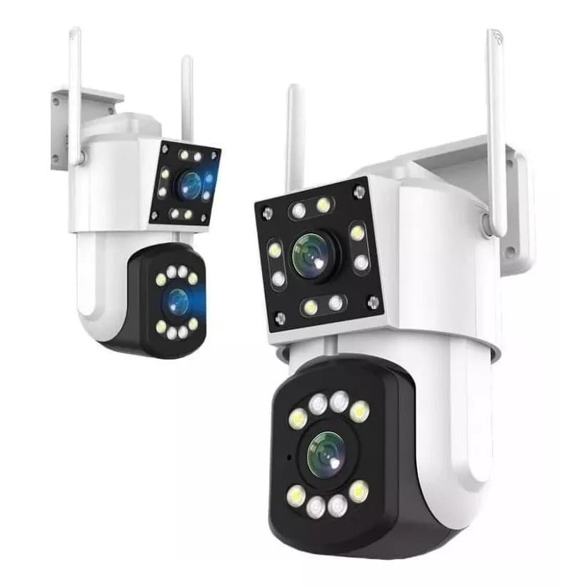 Dupla Eficiência: Câmera Segurança Ip Wifi Duas Câmeras