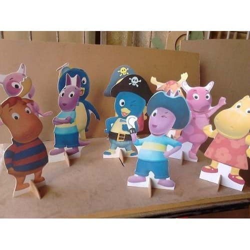 Backyardigans Kit De Decoração De Festa 10 Displays Mdf