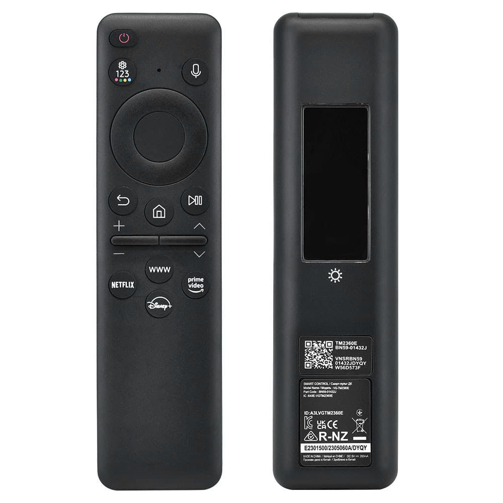 Novo BN59-01432J TM2360E Voz Célula Solar Recarregável Controle Remoto Para 2023-2026 Samsung TV Q60C Q70C Q80C QN85C QN