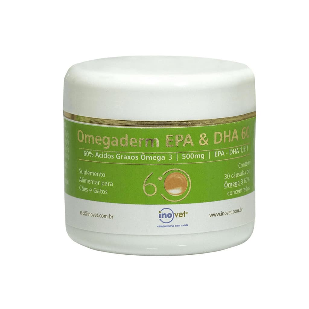 OMEGADERM 60% EPA & DHA 500 MG