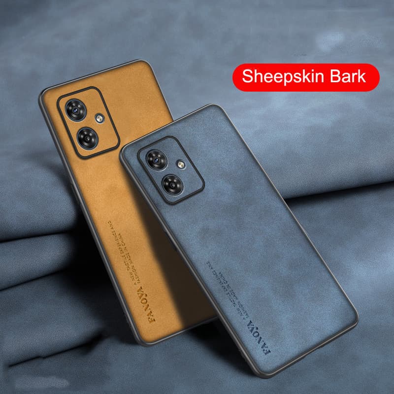 Capa Celular De De Luxo Capinha Para Moto Motorola G54 G84 G14 G24 G34 Proteção De Pele De Carneiro À Prova Slim Celular