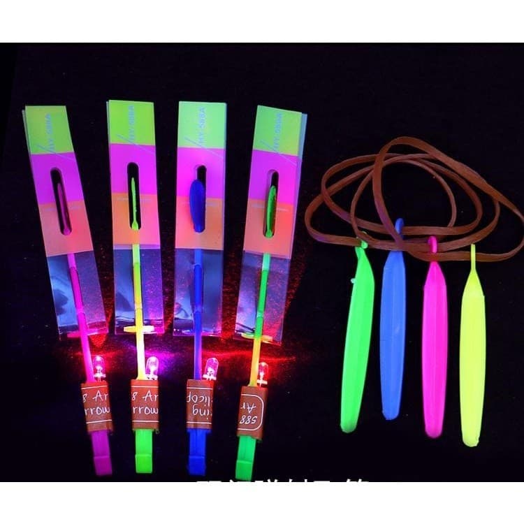 Avatar KIT COM 12 PÇS  Foguete de led voador Girocóptero Brinquedo Criança/Adulto Unidade