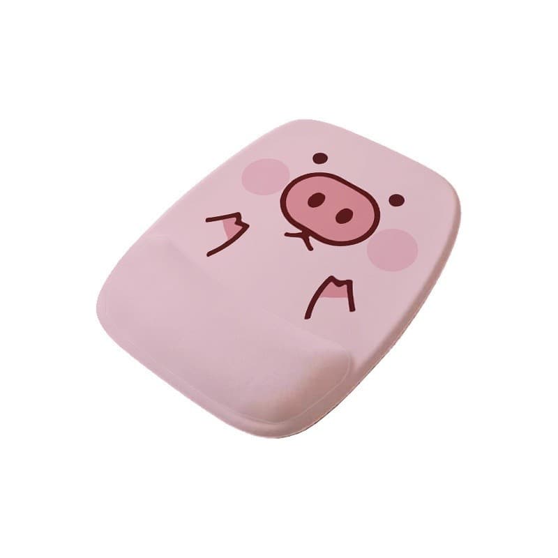 Mouse Pad Ergonomico Porco Porquinho Patinhas Home Office