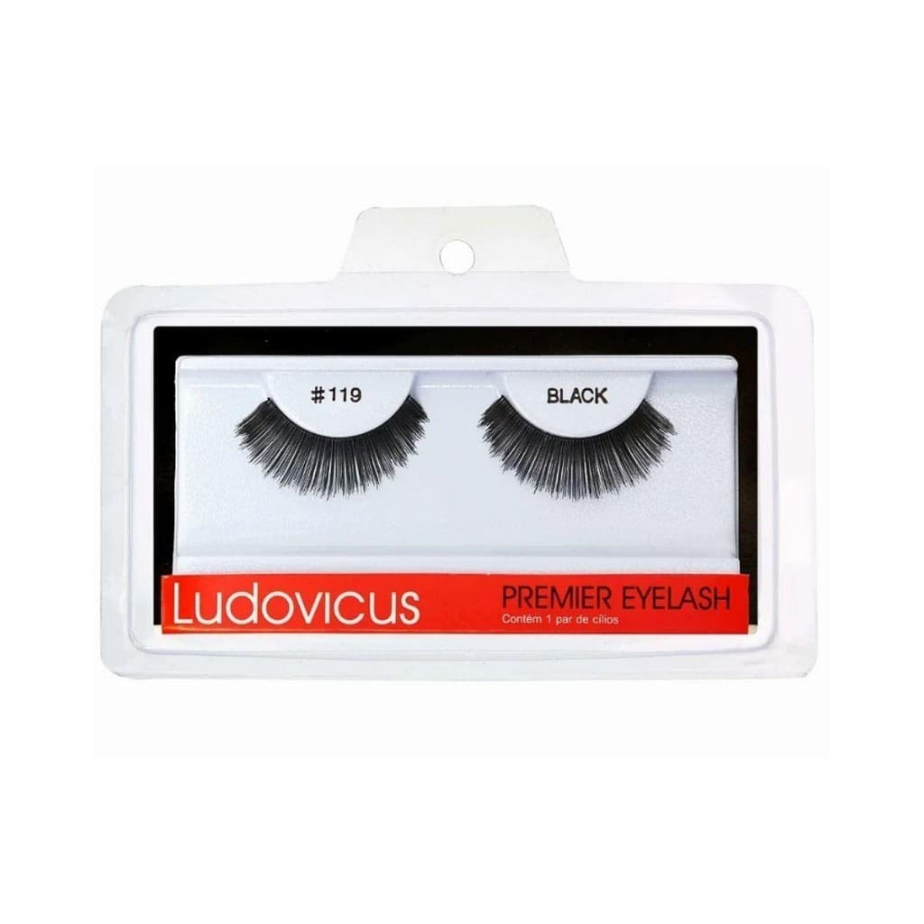 Cílios Postiços Ludovicus Premier Eyelash 119 Black