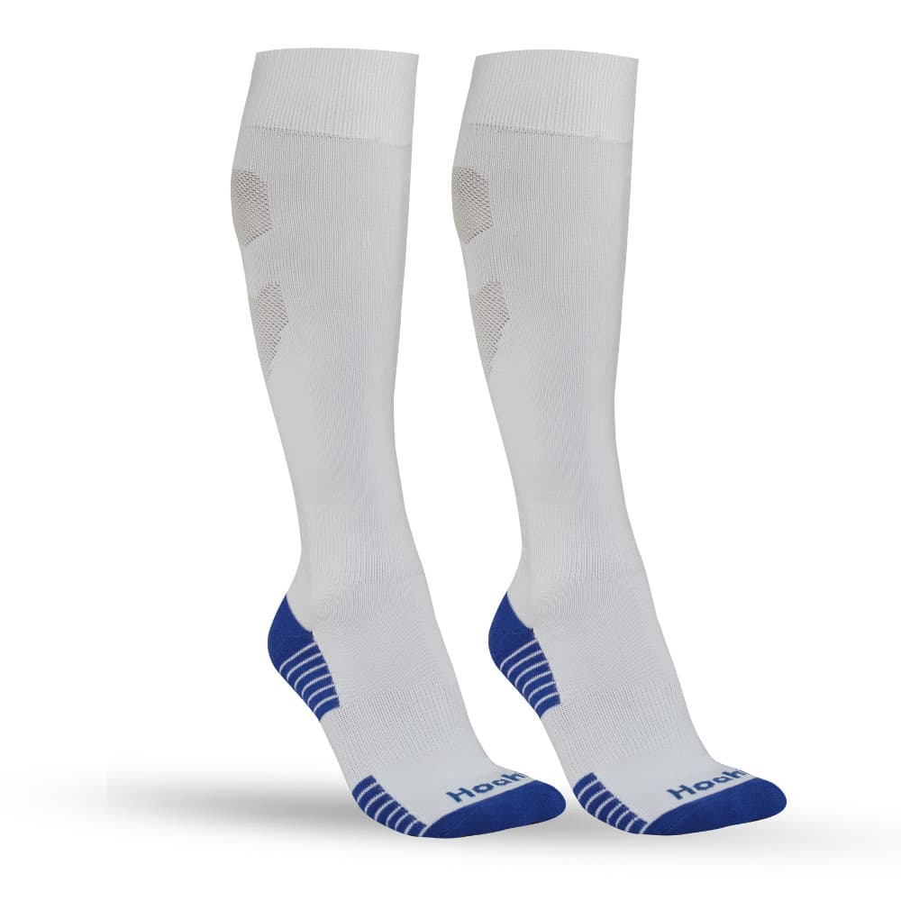 Par de Meia 39/43 Sport Cano Extralongo Atoalhada Branco Royal (004HOMF22774) Hoahi
