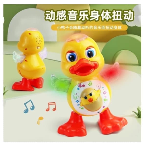 Brinquedo Pato Dançante Musical Anda Dança Mexe Com Luz e Som e outros!