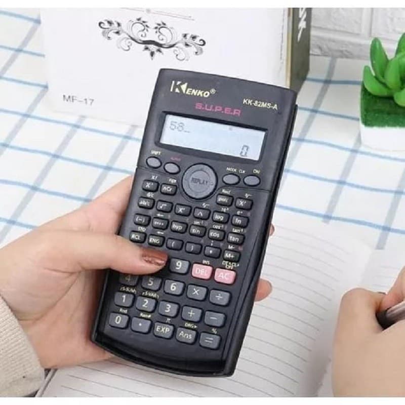 KIT Calculadora Científica Com 240 Funções 12 Dígitos Estudante e Profissional
