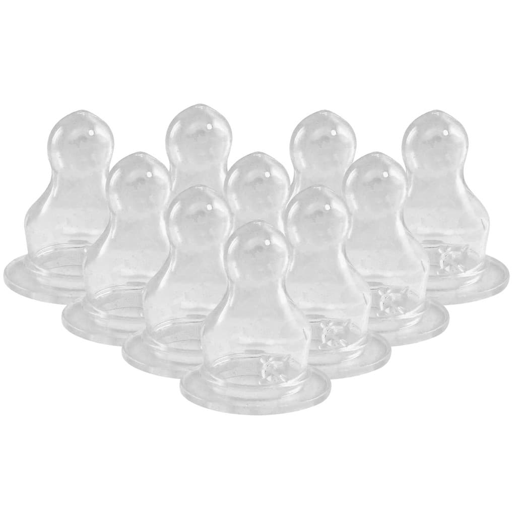 Bico De Mamadeira De Silicone Anatômico Pacote 25 Unidades