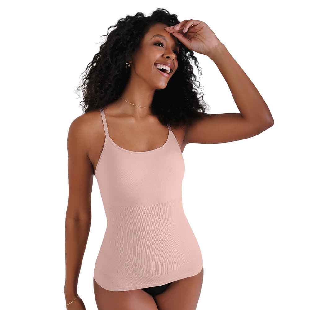 Regata de Alça Slim Modeladora Com Bojo Microfibra Zee Rucci
