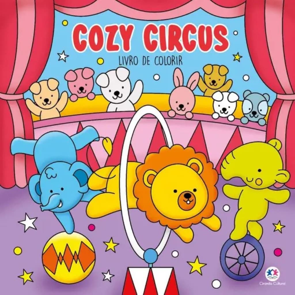 Livro de colorir Cozy Circus