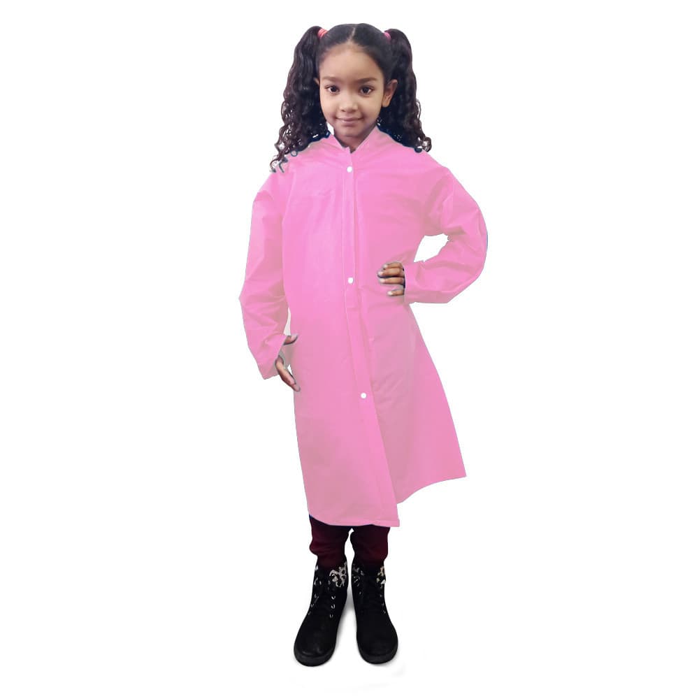 Capa De Chuva Pvc Forrada Infantil Tamanho G