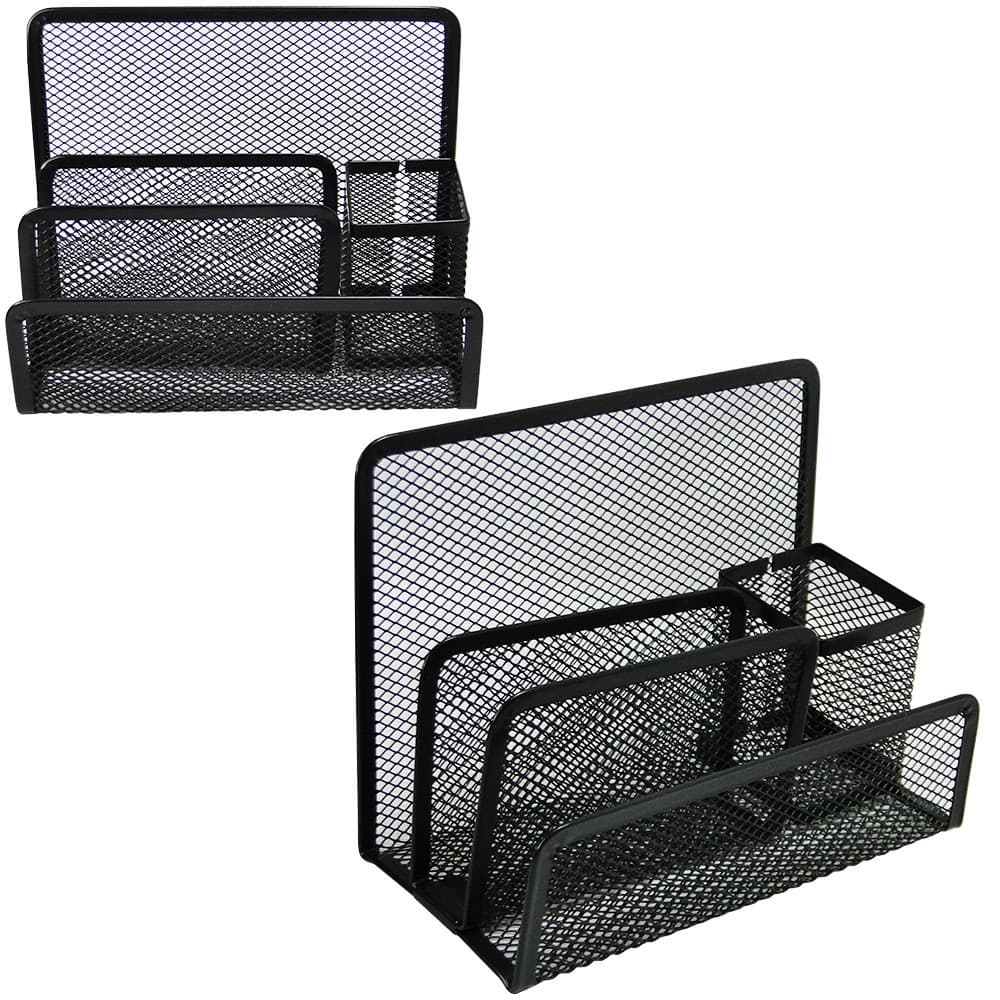 Organizador de Mesa com 4 Divisórias Praticidade e Elegância no Seu Espaço Organização Home Office