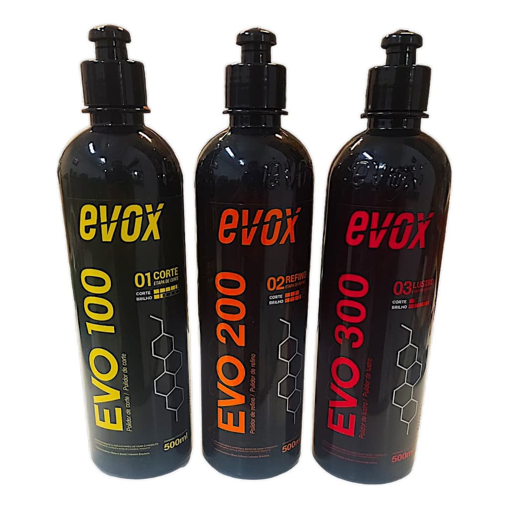 Kit Polidores Evox Evo100 Evo200 Evo300 Polimento Automotivo