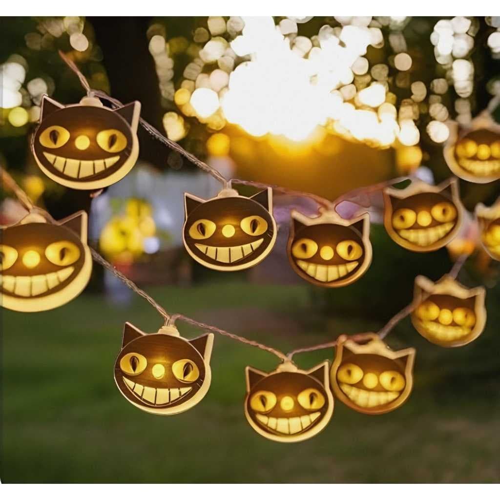 Varal De Led Halloween - Gato