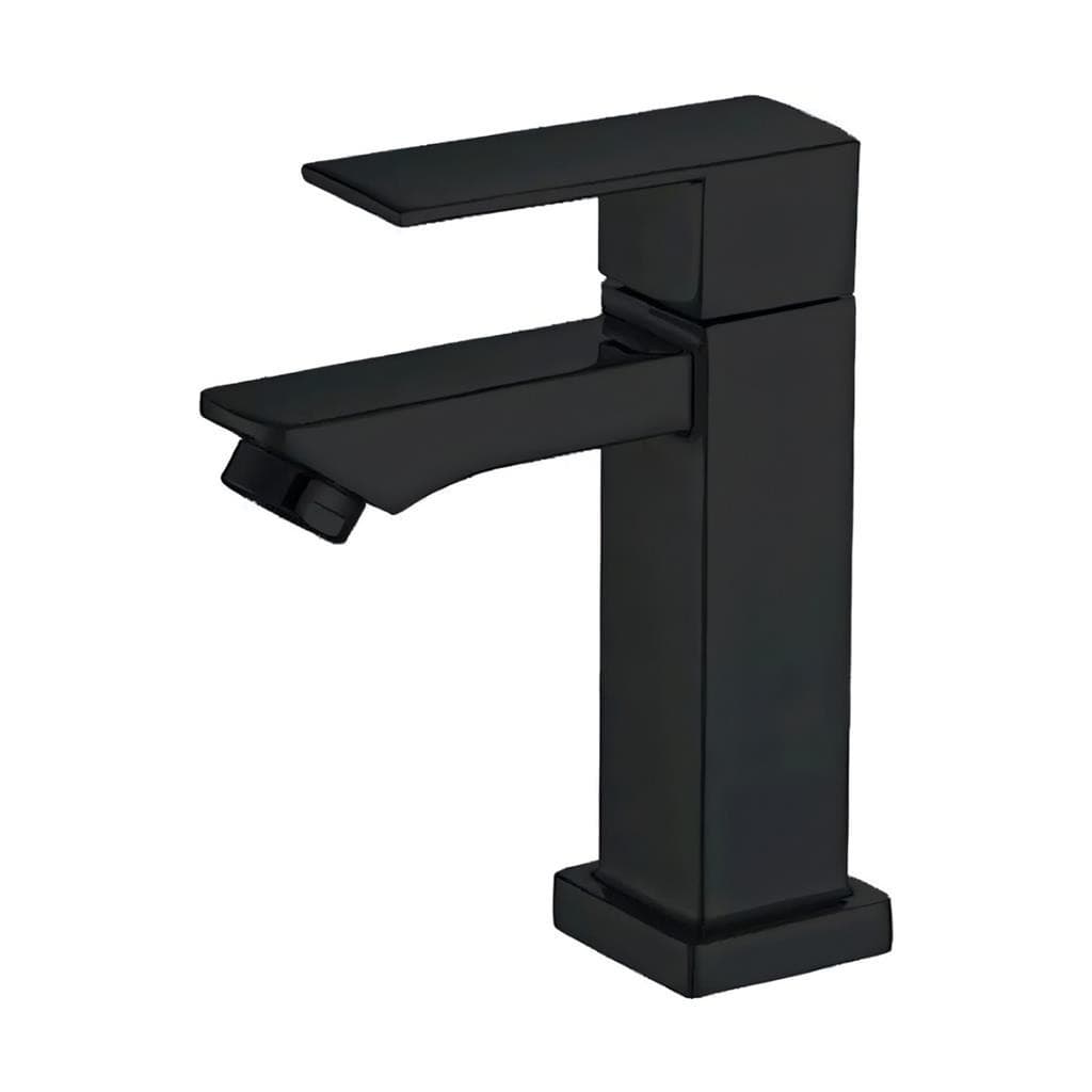 Torneira para banheiro Decor Luxo Moderno Lavabo Banheiros Luxo Curta cor Preta Acabamento Fosco