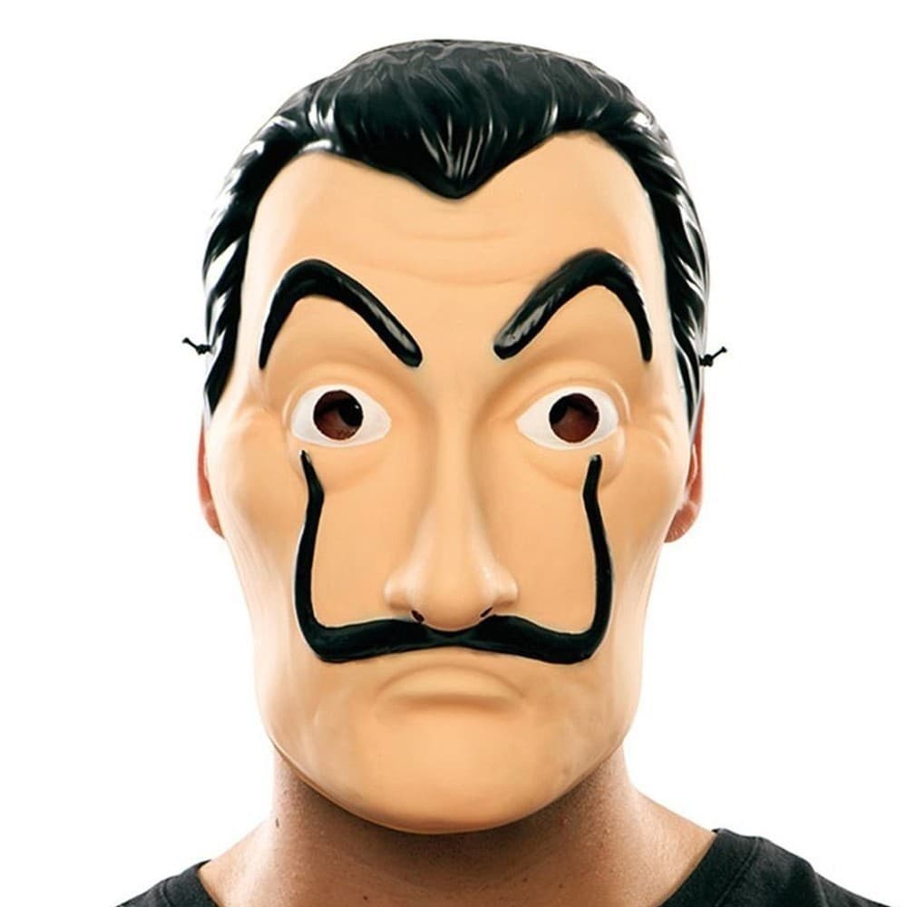 1 Máscara Salvador Dalí - La Casa De Papel Máscara para Festas e Fantasias