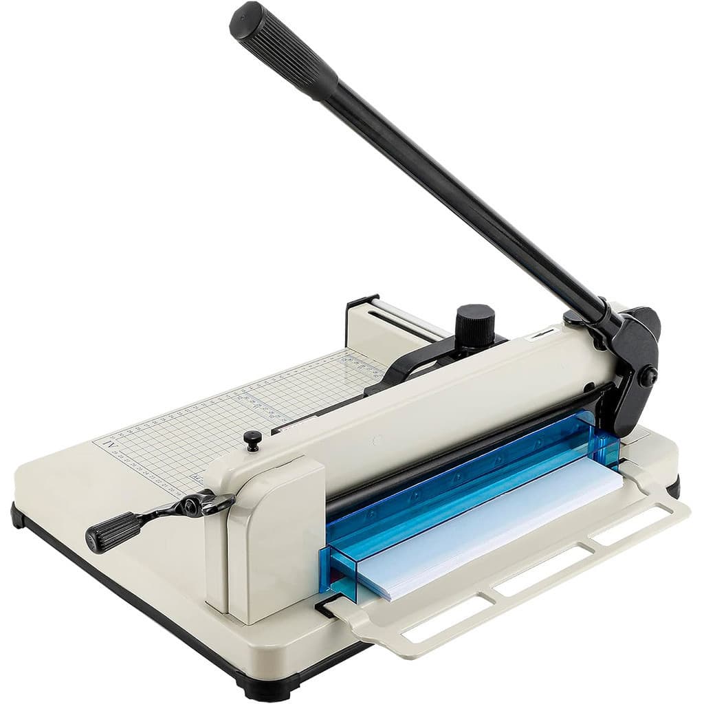 Guilhotina Semi Industrial de cortar papel Até 400 Folhas A4 A5 A6 Semi Profissional com trava