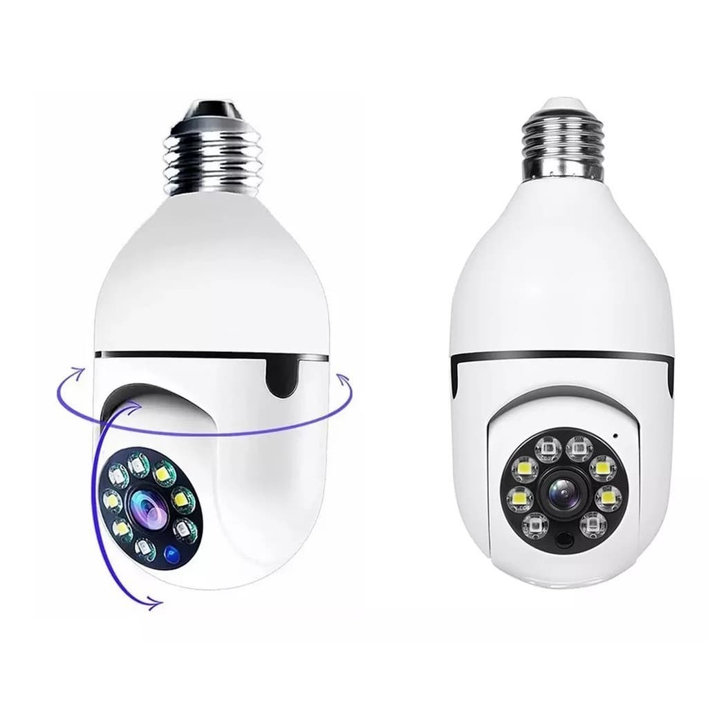 Camera De Segurança Ip Lampada Motorizada 8177Qj