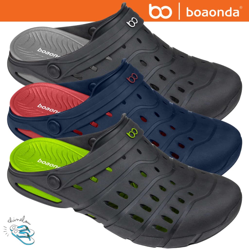 Sandalia Chinelo Babuche Ravi Clog Maculino Ortopedico BoaOnda Trabalho Medico Conforto