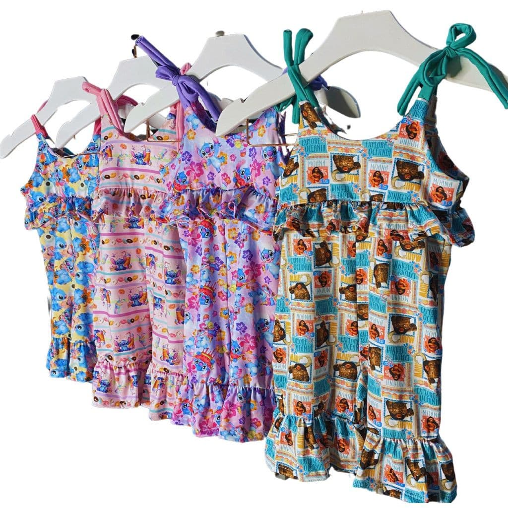 Vestido Macaquinho Infantil Menina Verão luxo