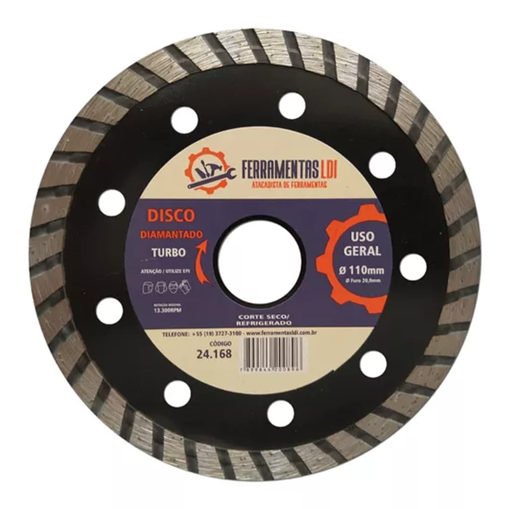 Disco Diamantado 4 Turbo Past. 7mm Profissional Ldi