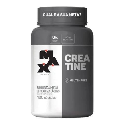 Creatina 120 Cápsulas - Max Titanium