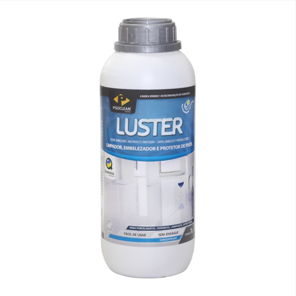 Luster LP Pisoclean 1L Piso Madeira Laminados Vinilicos Porcelanatos