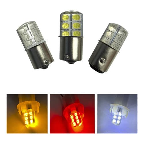 kit 8 lampada led traseira freio lanterna seta re automotivo