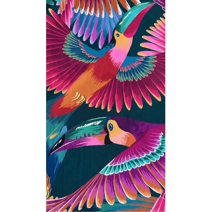 Asas da Amazônia - 95% Poliéster + 5% Elastano - Tecido Estampado Digital