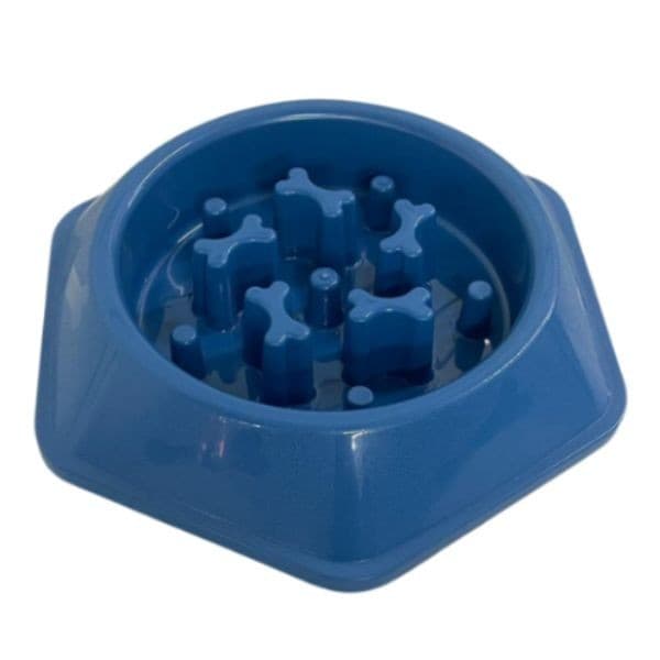 Comedouro Lento e Funcional para Cães e Gatos - Capacidade 600 ml
