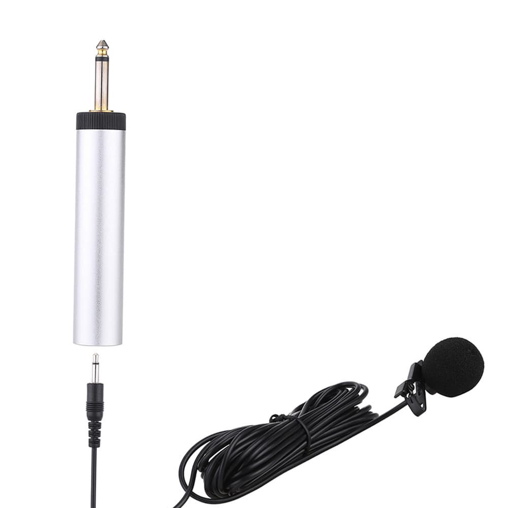 Mini Portátil Com Fio Eletreto Condensador Lapela Clip-on Instrumento Musical Microfone Para Guitarra Sax Trompete Violi