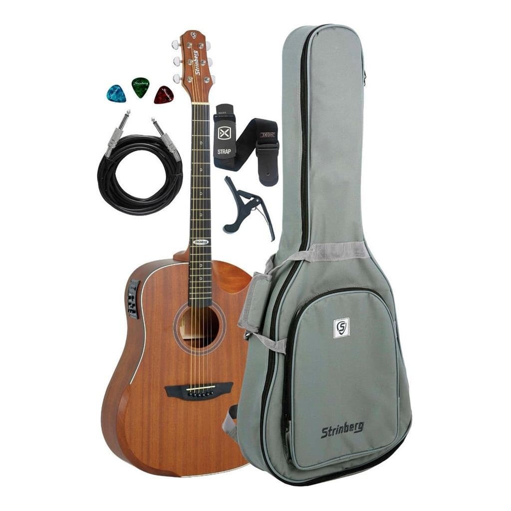 Violao Strinberg Sd201 Hcr Mgs Half Cutaway +bag+acessorios