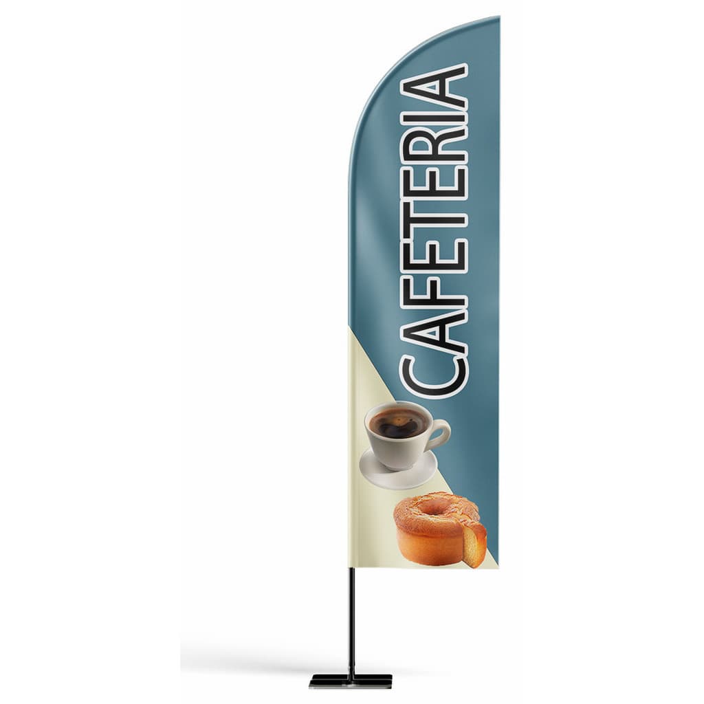 WIND BANNER COMPLETO CAFETERIA CAFÉ E BOLO