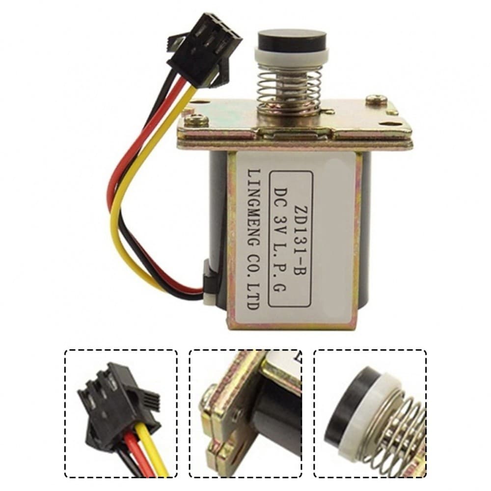 Conector Universal De 3 Pinos DC24V 3V Para Aquecedor De Água A Gás Peças De Reposição Da Válvula Solenóide