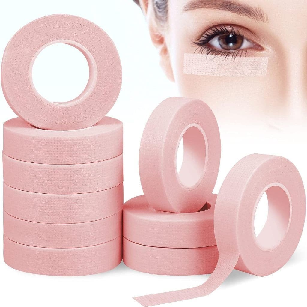 5 Fitas Transpore Rosa Antialérgica Para Extensão E Alongamento De Cílios 9m Envio Imediato