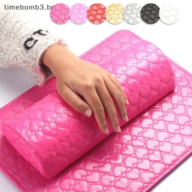 Descanso De Mão Macio Para Unhas , Suporte Braço De Unha , Manicure , Palma , Ferramenta De Esponja .