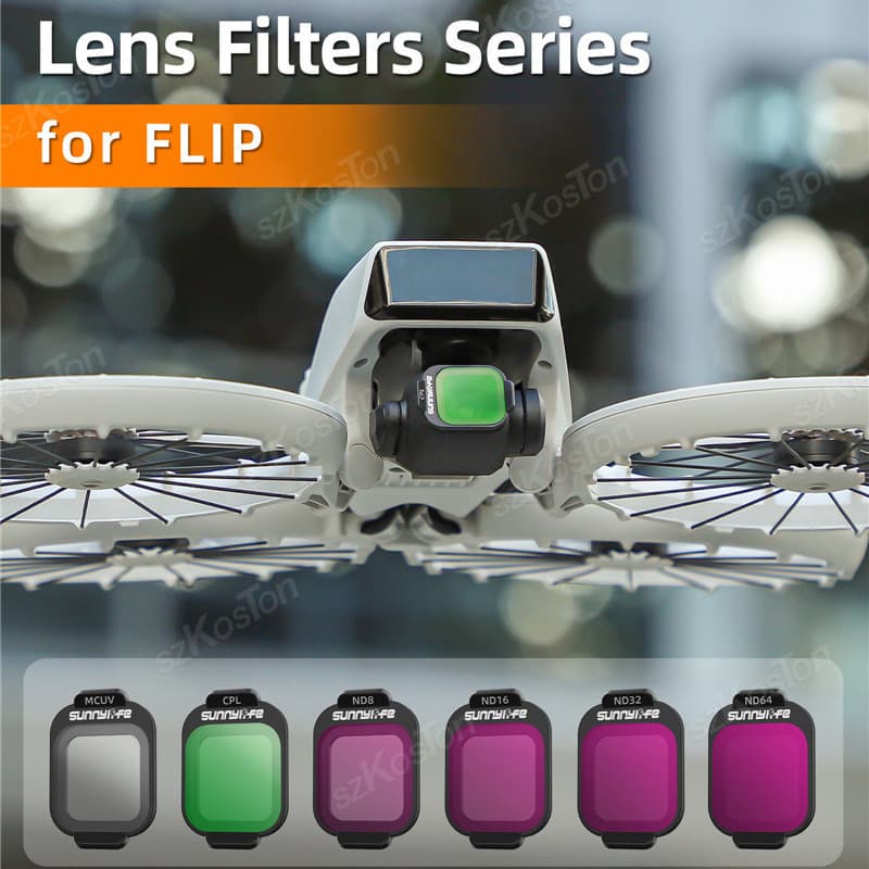 De Filtro De Lente Para DJI Flip/ Lito X1 Filtros Leve Câmera Fliter Drone Acessórios