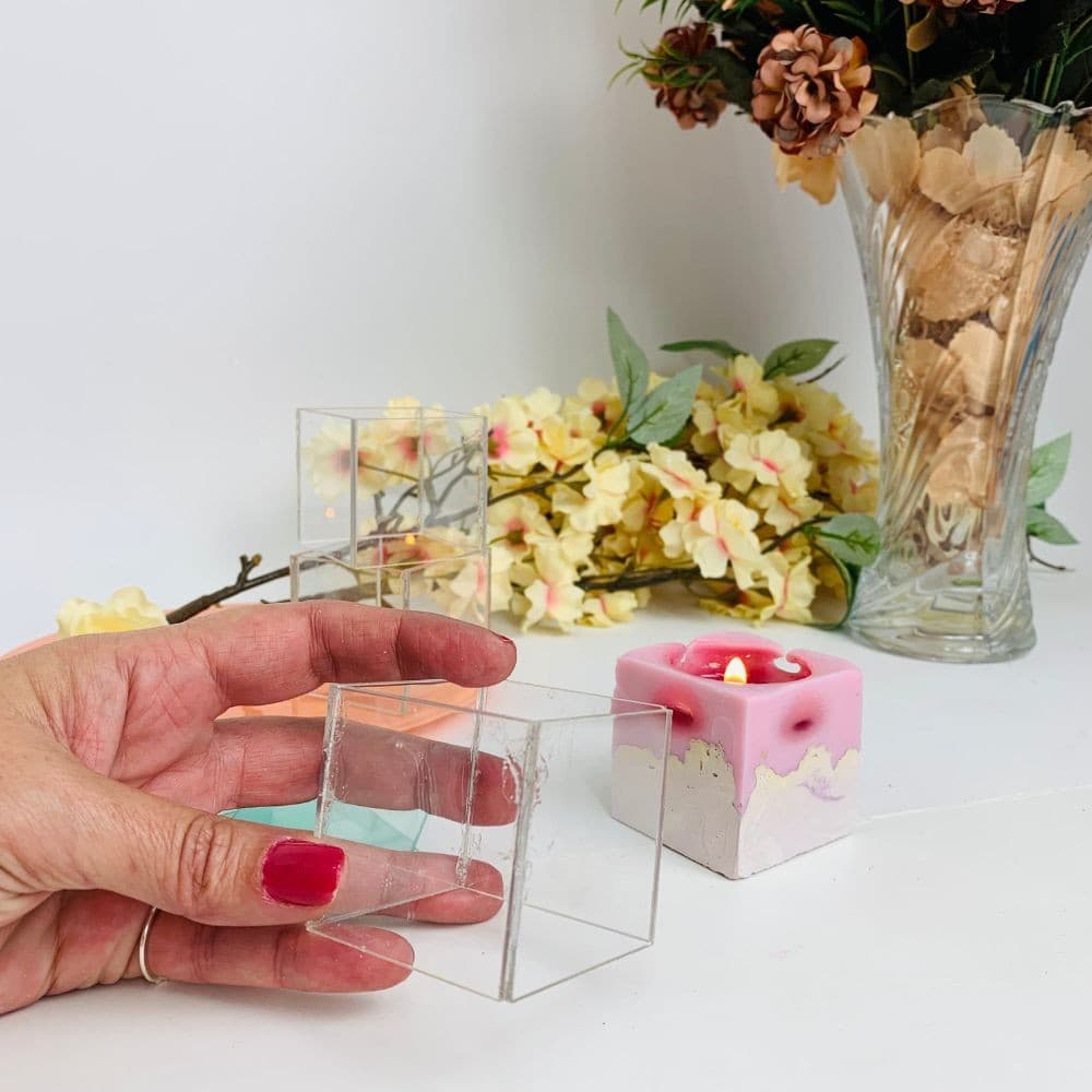 Molde Acrílico para Velas Artesanais - P