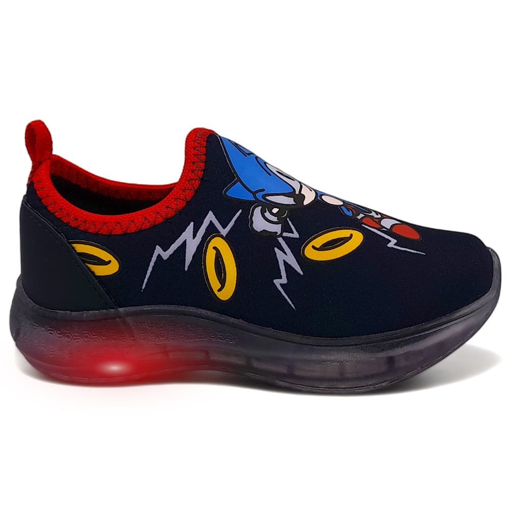Tenis Com Luzes De Led Infantil Personagem