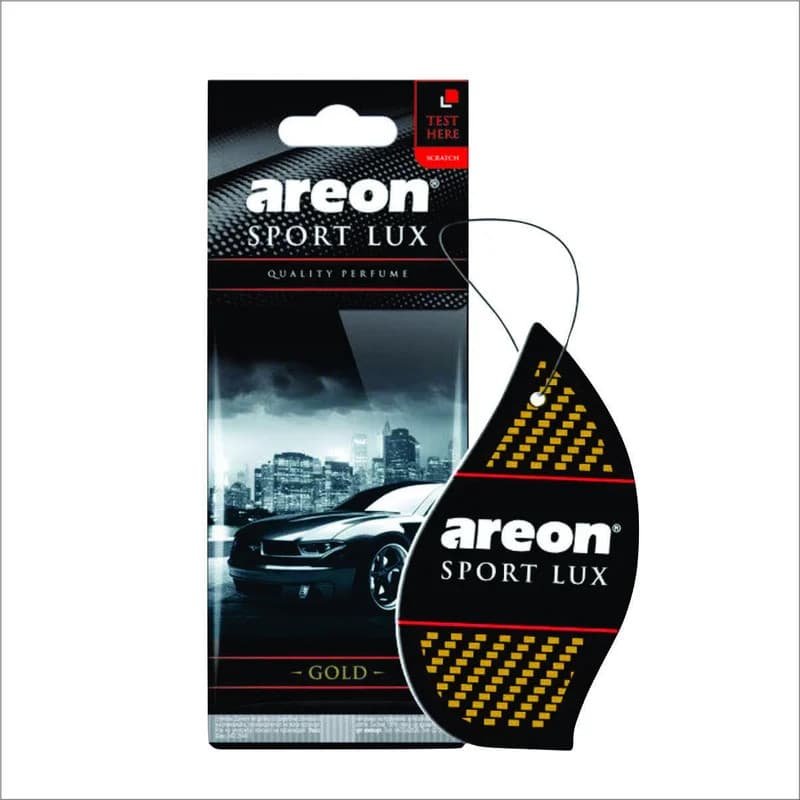 10 Aromatizantes Importado Areon Sport Lux Gold - o melhor aromatizante do mundo tipo Little Trees