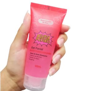 Gel Facial Antirressecamento 100ml - Super Poderes