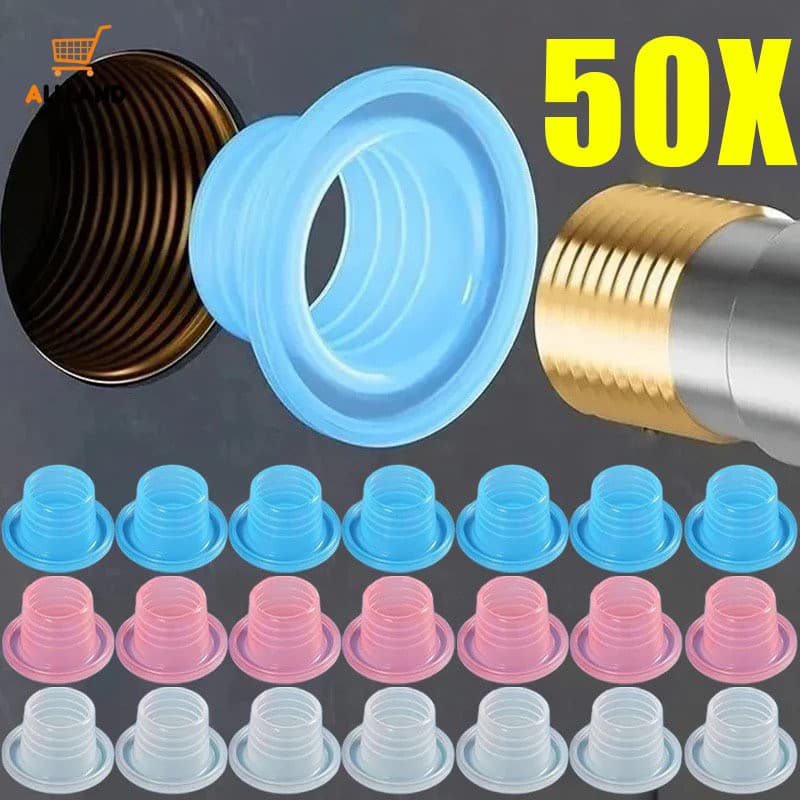 10/20/30/40/50 Pcs Juntas De Vedação De Silicone Para Válvula Triangular Da Torneira À Prova De Vazamentos Mangueira De Borracha Plugues