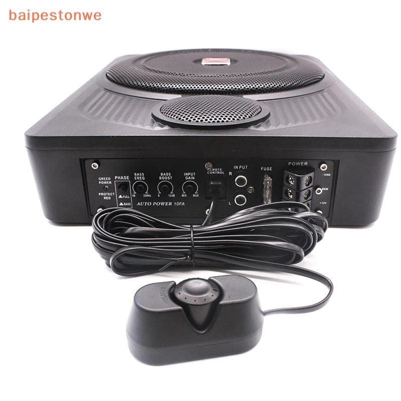 [baipestonwe] ​ Amplificador De Carro Sintonizador Controlador Subwoofer Controle Remoto Ajuste Volume Para Alto-Falante