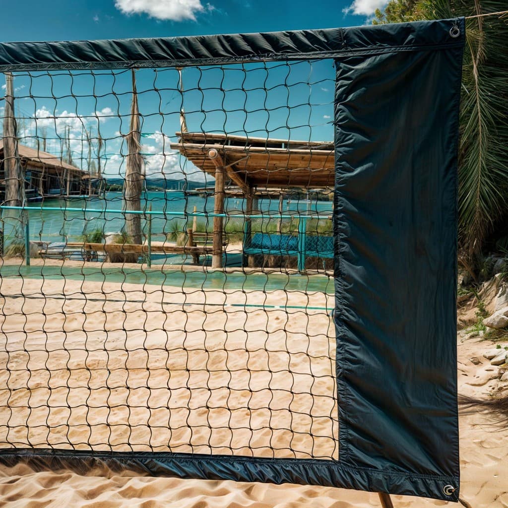 Rede Multi Esporte Oficial 4 Faixa Oxford Futevôlei Profissional Vôlei Oficial 9,5m Reforçada AntiUv